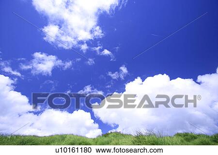 Stock Image - Outdoors, Day, Blue. Fotosearch