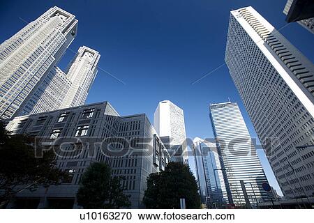 Stock Image - Japan, Tokyo, Urban Scene. Fotosearch