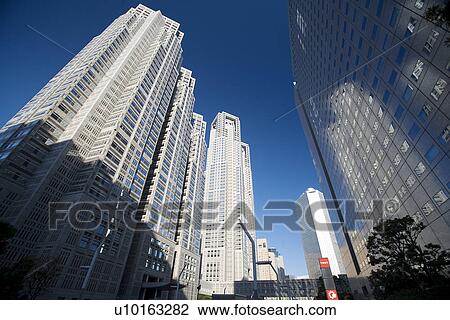 Stock Image - Japan, Tokyo, Urban Scene. Fotosearch