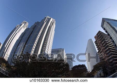 Stock Image - Japan, Tokyo, Urban Scene. Fotosearch