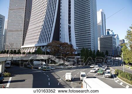 Stock Image - Japan, Tokyo, Urban Scene. Fotosearch