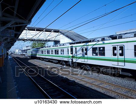 Stock Image - Japan, Tokyo, Urban Scene. Fotosearch