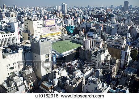 Japan, Tokyo, Urban Scene View Large Photo Image Stock Photograph - Japan, Tokyo, Urban Scene. Fotosearch