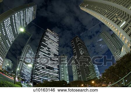 Stock Photograph - Japan, Tokyo, Urban Scene. Fotosearch