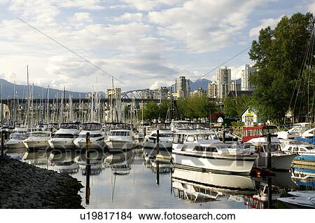 Picture - False Creek, Vancouver, BC, Canada. Fotosearch