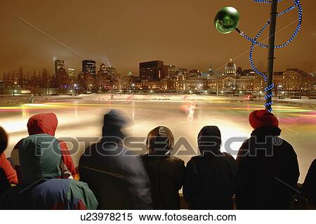 The Montreal High Lights Festival. View of skaters at Bonsecours Basin and city, Quebec, Canada View Large Photo Image Stock Photography - The Montreal High Lights Festival. View of skaters at Bonsecours Basin and city, Quebec, Canada. Fotosearch