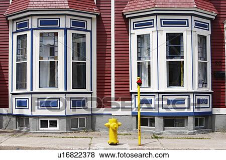 View of colourful houses, St. John's, Newfoundland, Canada View Large Photo Image Stock Photo - View of colourful houses, St. John's, Newfoundland, Canada. Fotosearch