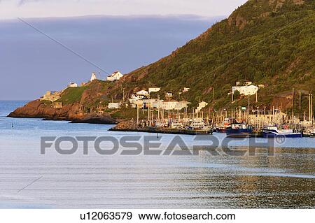 View of Fort Amherst Lighthouse, entrance to St. John's Harbour, St. John's, Newfoundland, Canada View Large Photo Image Stock Photo - View of Fort Amherst Lighthouse, entrance to St. John's Harbour, St. John's, Newfoundland, Canada. Fotosearch
