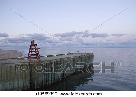 Pier and lifeguard stand near Basin Head, Prince Edward Island View Large Photo Image Stock Image - Pier and lifeguard stand near Basin Head, Prince Edward Island. Fotosearch