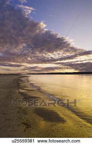 Stock Image - Port Hood, Station Beach Provincial Park - Cape Breton - Nova Scotia. Fotosearch