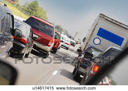 Traffic jam View Large Photo Image Stock Photography - Traffic jam. Fotosearch