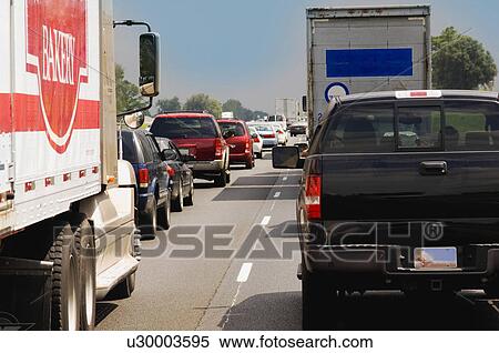 Stock Photography - Traffic jam. Fotosearch