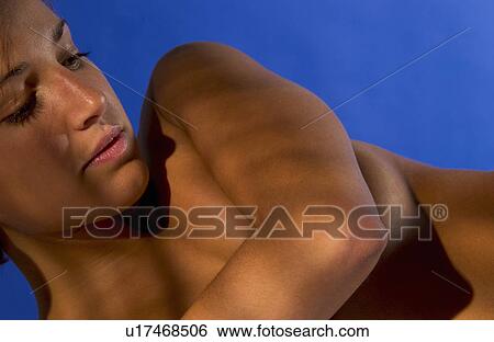 Stock Photograph - Woman at a spa. Fotosearch