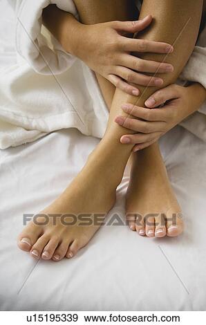 Woman in terry cloth robe View Large Photo Image Stock Photo - Woman in terry cloth robe. Fotosearch