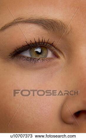Stock Image - Woman's face. Fotosearch