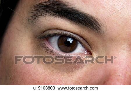 Stock Image - Mans face. Fotosearch