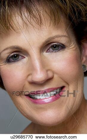 Stock Image - Senior woman portrait. Fotosearch