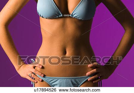 Stock Photograph - Woman in bikini. Fotosearch