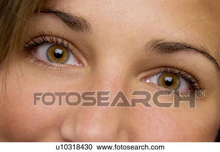Stock Image - Woman's face. Fotosearch