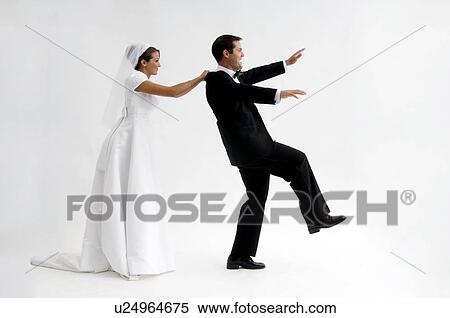 Stock Photography - Bride and groom. Fotosearch