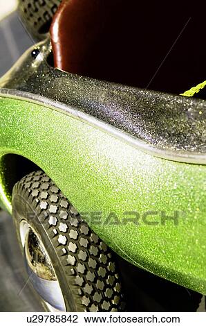 Stock Image - Carnival car ride closeup. Fotosearch