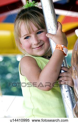 Stock Photography - Girl at carnival. Fotosearch