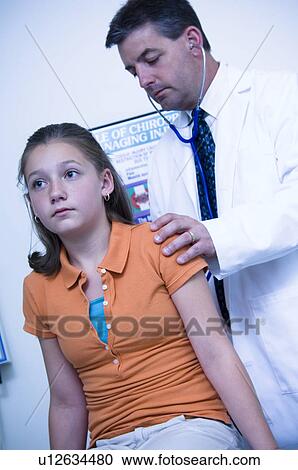 Girl getting physical View Large Photo Image Stock Image - Girl getting physical. Fotosearch