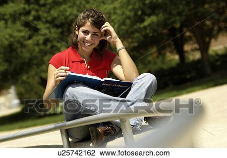 Girl studying View Large Photo Image Stock Image - Girl studying. Fotosearch