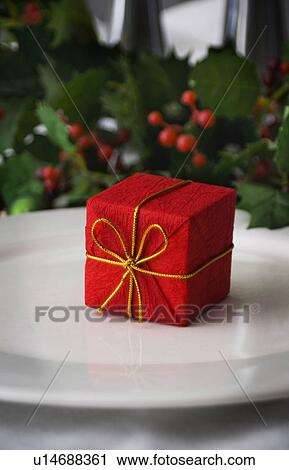 Christmas table setting View Large Photo Image Stock Image - Christmas table setting. Fotosearch