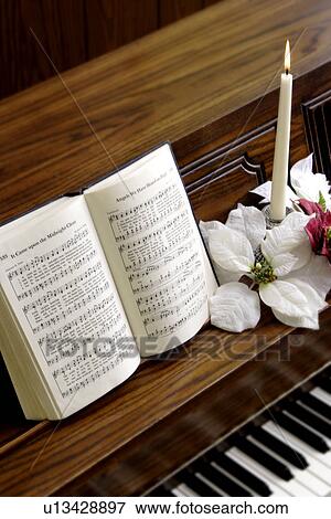 Hymnal on piano View Large Photo Image Stock Photo - Hymnal on piano. Fotosearch