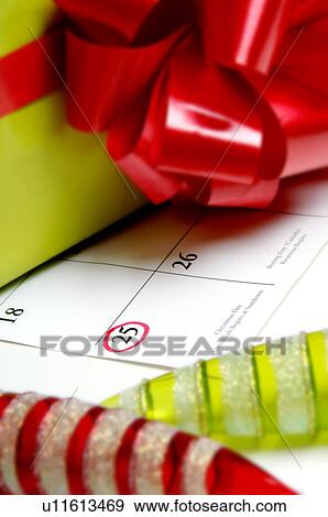 Christmas Day circled on calendar View Large Photo Image Stock Photo - Christmas Day circled on calendar. Fotosearch