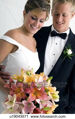 Bride and groom View Large Photo Image Stock Image - Bride and groom. Fotosearch