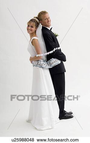 Stock Photo - Bride and groom. Fotosearch