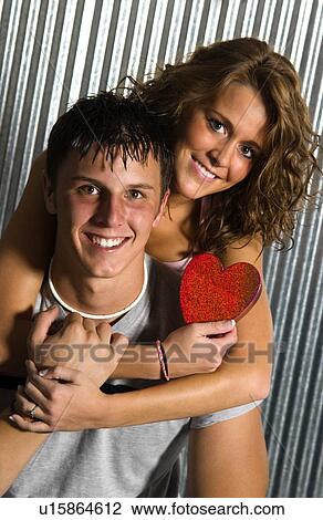 Stock Image - Young couple. Fotosearch