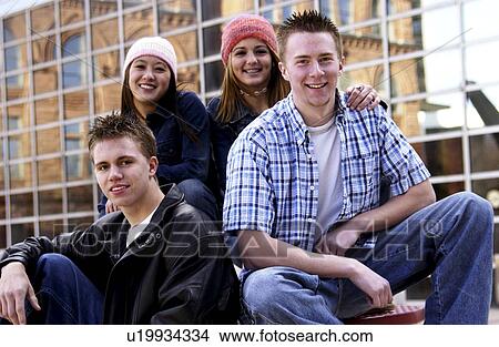 Group of young adults View Large Photo Image Picture - Group of young adults. Fotosearch