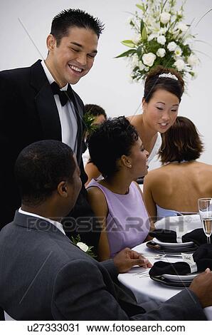 Stock Image - Wedding reception. Fotosearch