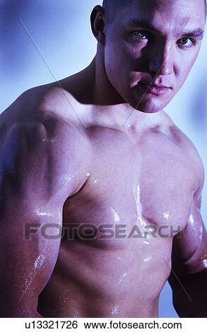 Stock Photograph - Muscular man. Fotosearch