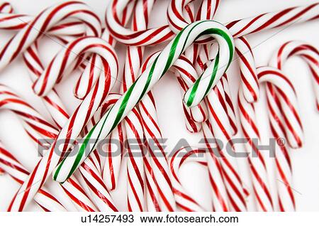 Stock Image - Candy canes. Fotosearch