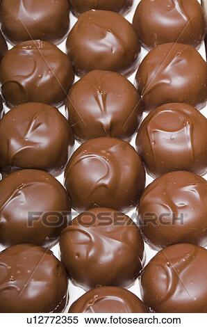 Stock Photography - Chocolate candy pattern. Fotosearch