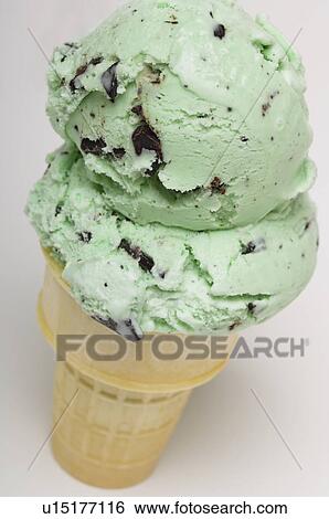 Double dip ice cream cone View Large Photo Image Stock Photograph - Double dip ice cream cone. Fotosearch