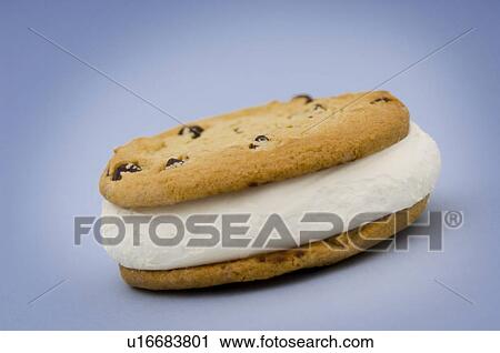 Stock Image - Ice cream sandwich. Fotosearch