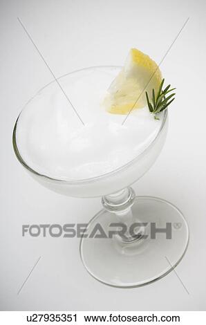 Stock Image - Lemon Italian ice. Fotosearch