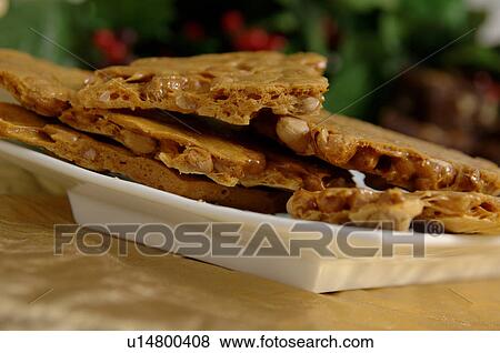 Stock Photo - Peanut brittle. Fotosearch