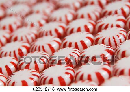 Stock Photo - Peppermint candy pattern. Fotosearch