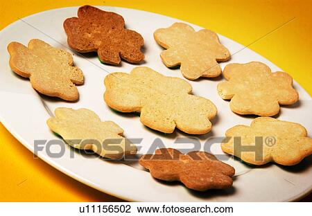 Stock Image - Shamrock cookies. Fotosearch
