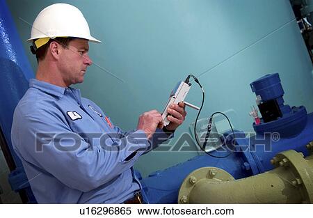 Water Department technician View Large Photo Image Stock Photography - Water Department technician. Fotosearch