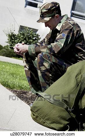 Stock Photo - Army personnel. Fotosearch