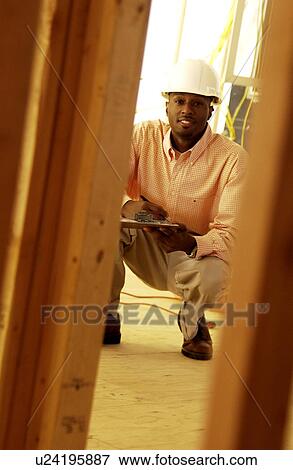 Stock Photo - Construction worker. Fotosearch