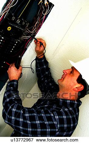 Electrician View Large Photo Image Stock Photo - Electrician. Fotosearch