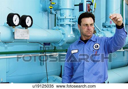 Water Department technician View Large Photo Image Stock Photography - Water Department technician. Fotosearch